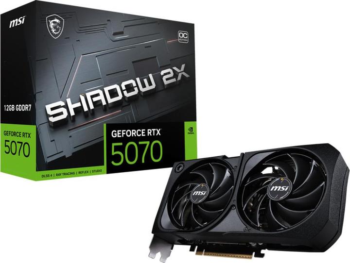 Image du produit MSI GeForce RTX 5070 Shadow 2X OC (12 Go)