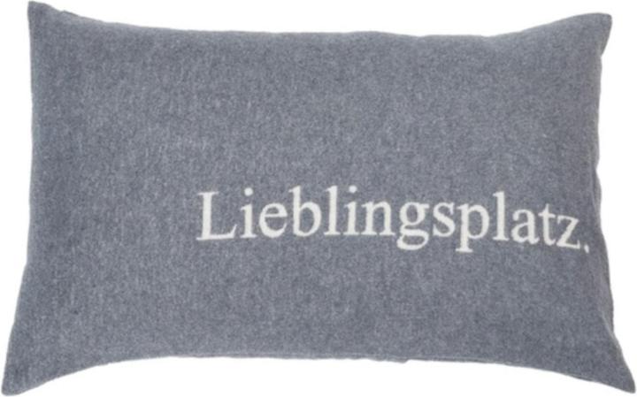 Produktbild David Fussenegger Kissenbezug Silveretta Lieblingsplatz 40 x 60 cm, Grau (40 x 60 cm)