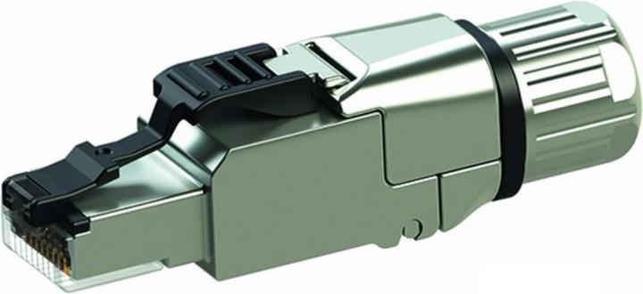 Actual product image Telegärtner Connector, TP/RJ45, field attachable, CAT6A, MFP8-IE T568B, 5.5-10mm cable diameter
