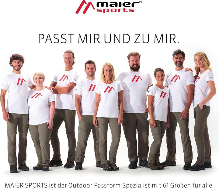Produktbild Maier Sports leichte Damen-Outdoorhose "Karwendel" Wanderhose Funktionshose (teak) (M, L)