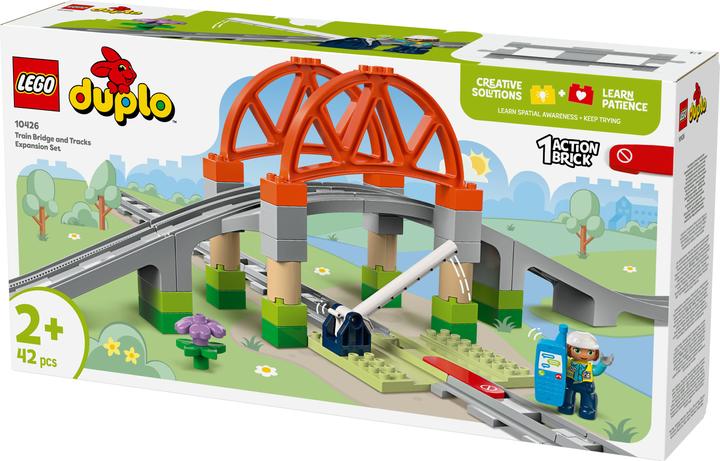 Produktbild LEGO Eisenbahnbrücke und Schienen - Erweiterungsset (10426)