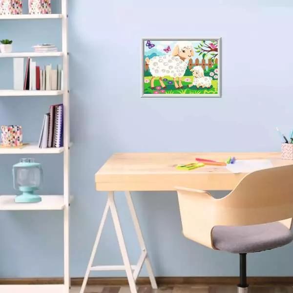 Produktbild Ravensburger Malen nach Zahlen 23764 - Schaf mit Lämmchen - Kinder ab 9 Jahren