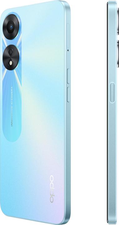Image du produit OPPO A78 5G DS 4GB RAM 128GB (128 Go, Bleu brillant, 6.56", Double SIM, 50 Mpx, 5G)