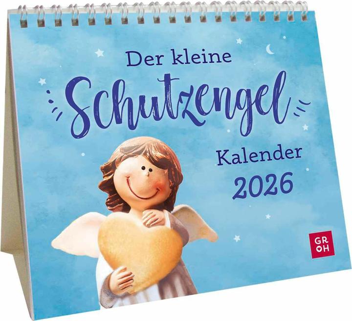 Mini-Kalender 2026: Der kleine Schutzengelkalender (Harter Einband, Deutsch)