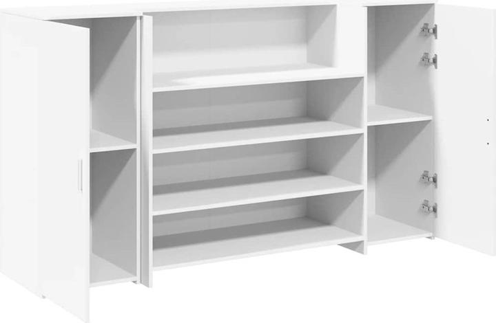 Produktbild VidaXL Empfangstheke Weiss 180x50x103,5 cm Holzwerkstoff Empfangstresen