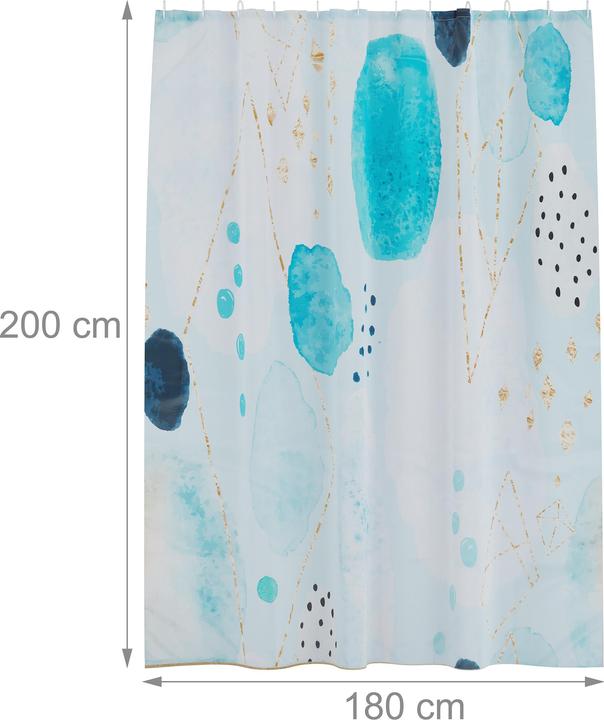 Produktbild Relaxdays Duschvorhang (180 x 0.1 x 200 cm)