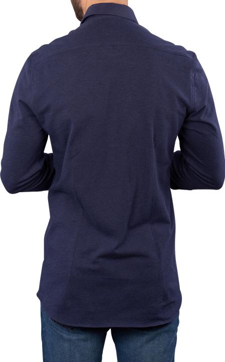 Produktbild The Basics Hemd Modern Fit Hai bügelleicht uni blue (39)