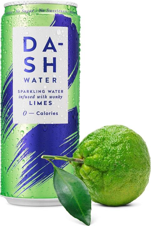Actual product image Dash Water Lime Sparkling Water (12 x 33 cl)