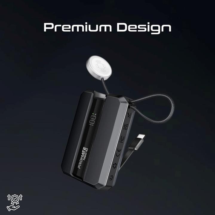 Produktbild ProMate Neo-10 Powerbank 10000mAh (10000 mAh, 129600000 W, 36 Wh)