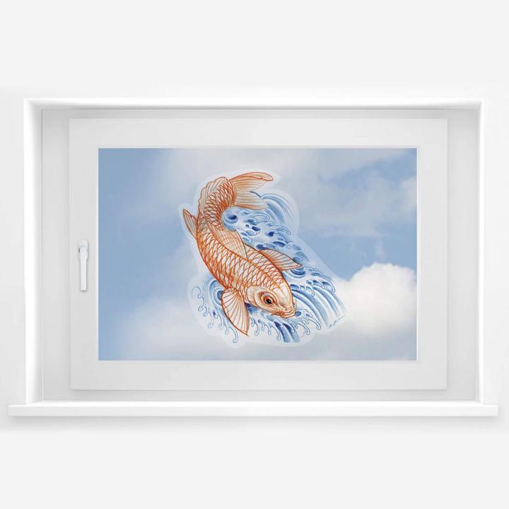 Image du produit Miami Ink Koi japonais (80 x 78 cm)