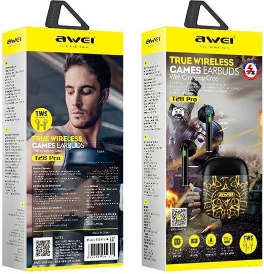 Produktbild adidas słuchawki Bluetooth 5.0 T28 Pro TWS + stacja dokująca czarny/black (ANC, 7 h, Kabellos)
