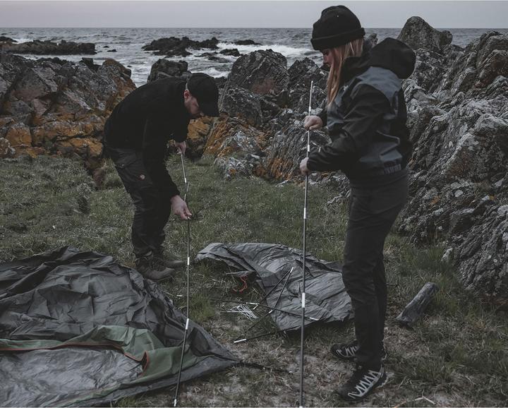 Actual product image Easy Camp Kuppelzelt Setesdal 2 (olivgr?n, mit Tunnel-Vorbau, Modell 2025) (Dome tent, 3.50 kg, 2 persons)