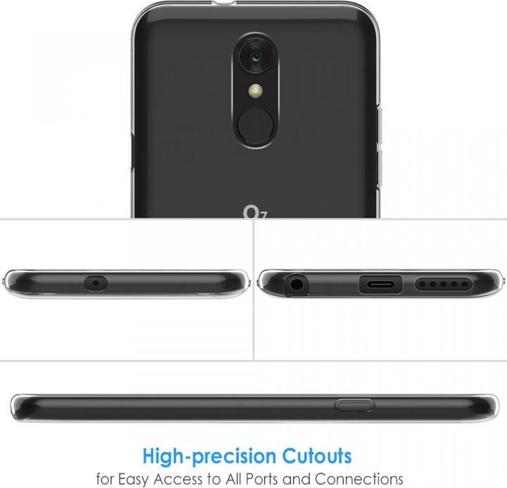 Actual product image Screenguard LG Q7+ Flexible TPU Clear Case (LG Q7+)