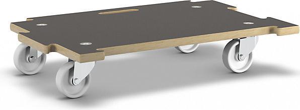 Actual product image Wagner System CONNECT transport dolly with MaxiGRIP, MM 1381, LxW 590 x 390 mm, max. load 250 (250 kg)