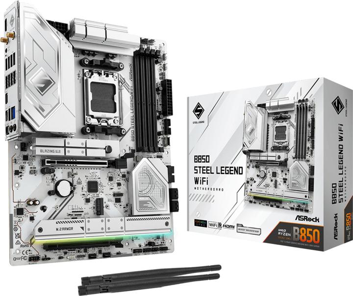 AsRock B850 Steel Legend WiFi (AM5, AMD B850, ATX)