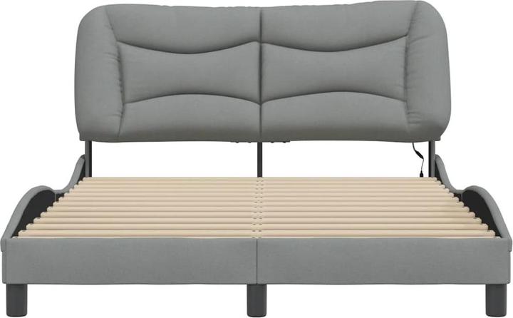 Image du produit VidaXL Cadre de lit avec tissu LED (120 x 200 cm)