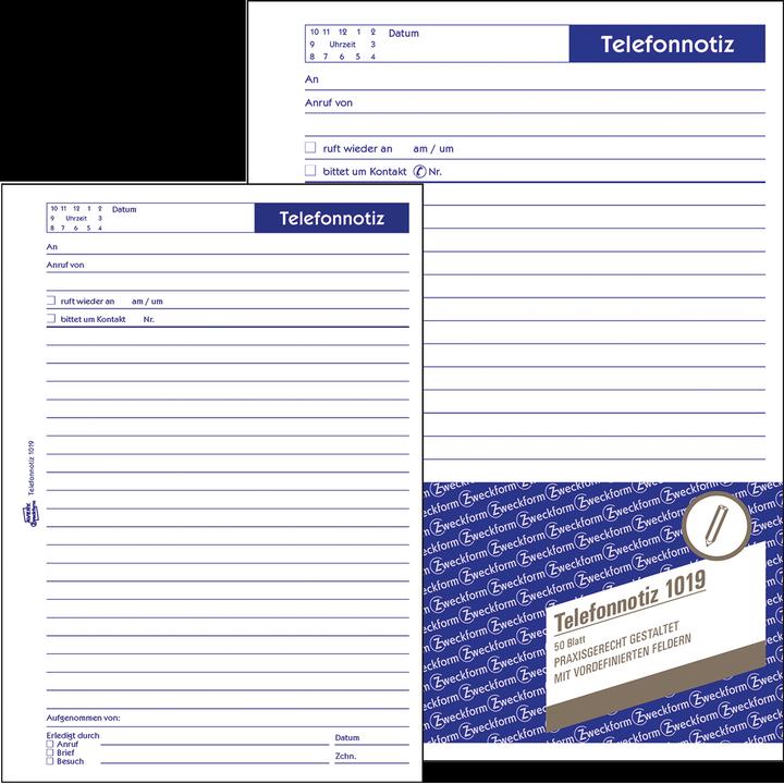 Actual product image Avery Telephone note (50 x)