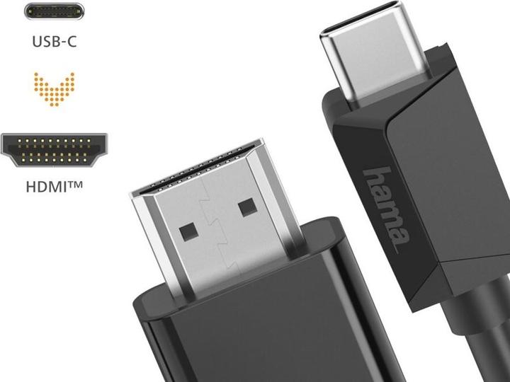 Actual product image Hama USB Typ C — HDMI (Typ A) (1.50 m, HDMI)