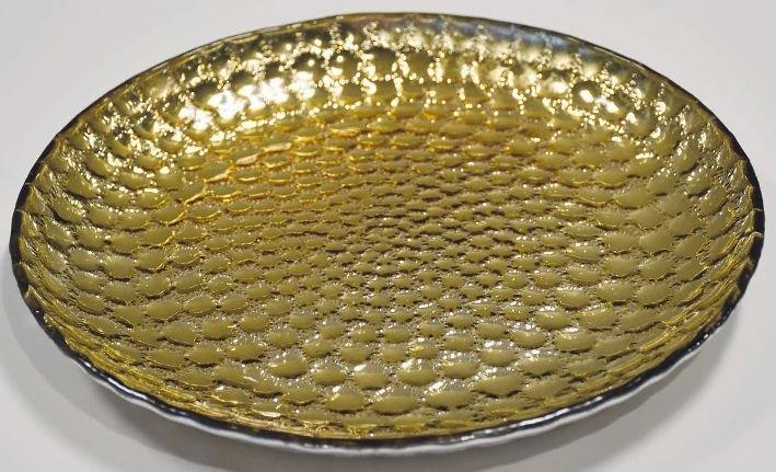 Produktbild PBS Austria Glasteller rund gold (1 x, 29 cm)