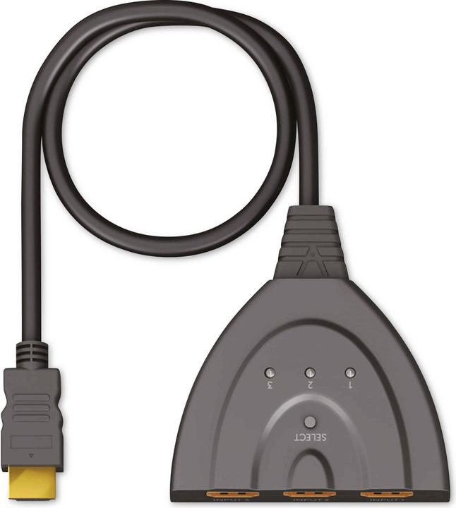 Produktbild Goobay HDMI-Umschaltbox 3 auf 1 4K @ 60 Hz