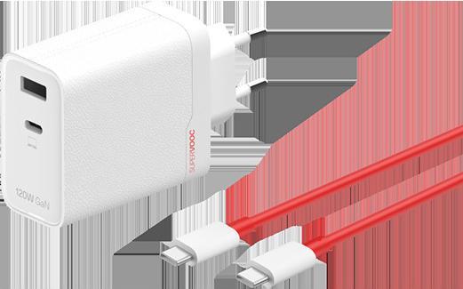 Produktbild OnePlus Dual Ports SuperVooc Adapter + Kabel (120 W)