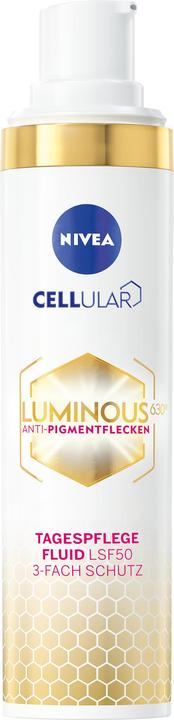 Actual product image NIVEA Cellular Luminous630 Anti-Pigment Stain (40 ml, Face fluid, SPF 50)