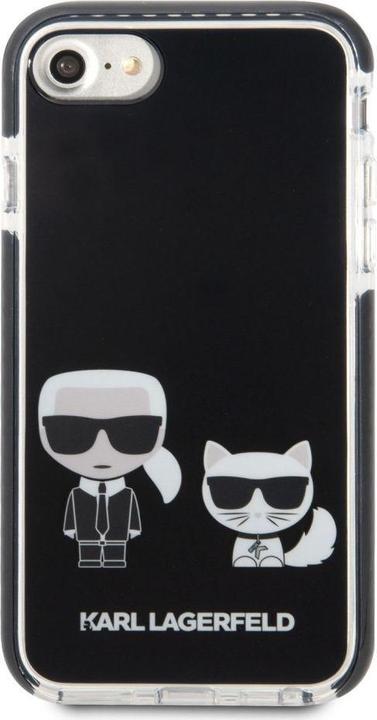 Immagine prodotto Karl Lagerfeld case for iPhone 7 / 8 / SE 2020 / SE 2022 KLHCI8TPEKCK hard case black Karl & Choupet (Apple iPhone SE (terza generazione), Apple iPhone SE (seconda generazione), Apple iPhone 7)