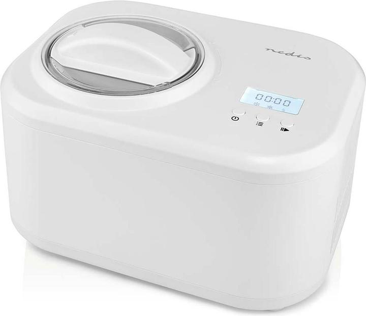 Nedis Ice cream maker | 1.0 l | White | Plastic (EU plug)