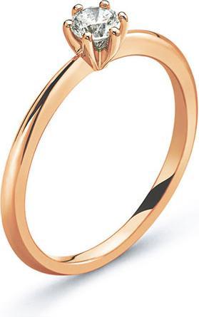 Natsumi Schmuck Diamantring Rotgold 18K/750 0.25 ct H si