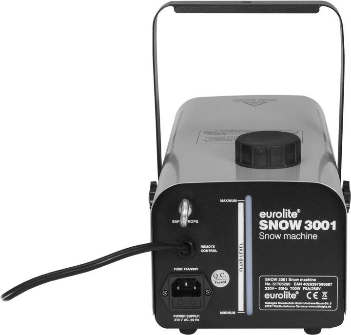 Actual product image Eurolite Snow 3001 (Snow machine)