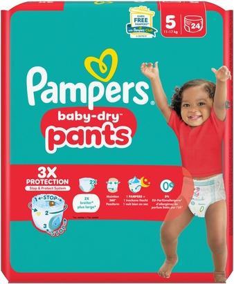 Produktbild Pampers Baby-Dry Pants (Gr. 5, Halbmonatsbox, 24 Stück)
