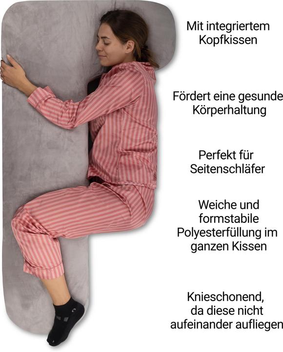 Produktbild Aspero Seitenschläferkissen (150 x 85 cm)