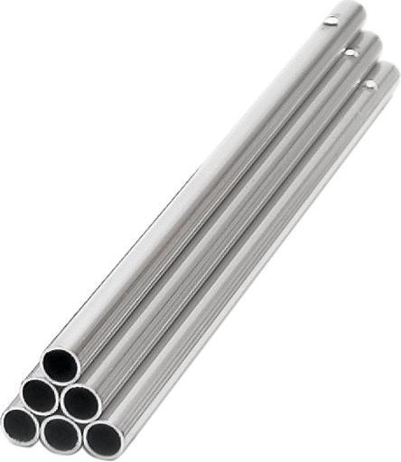 Produktbild Rayher Klangstäbe "Hohl", 14 cm x Ø 6 mm, 6 Stück, Silberfarben