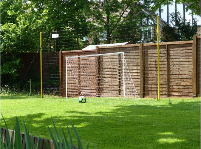 Image du produit Open Goaaal Filet de But de Football avec rebondisseur - Filet de Sport Tout-en-Un pour Une barrière