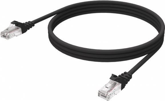 Actual product image Vision 1m Black CAT6 UTP cable (U/UTP, CAT6, 1 m)
