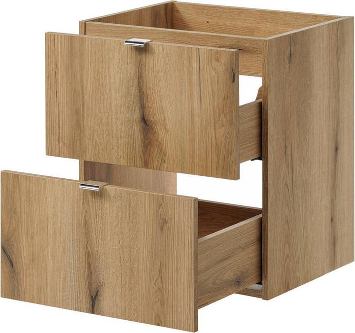 Produktbild En.Casa Waschtisch Skelbolu 50x71x40 cm Eicheoptik