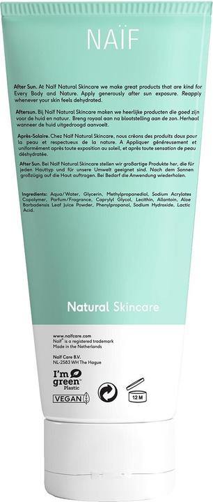Actual product image Naïf After Sun Cooling