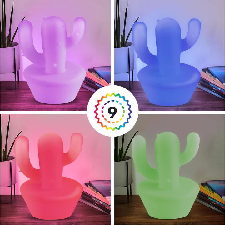 Actual product image Bigben Bluetooth Speaker Lumin'Us Cactus (8 h, Rechargeable battery operated)