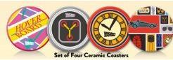 Image du produit Back to the Future packs 4 sous-verres Characters (carton de 6) (6 x, Dessous de verre)