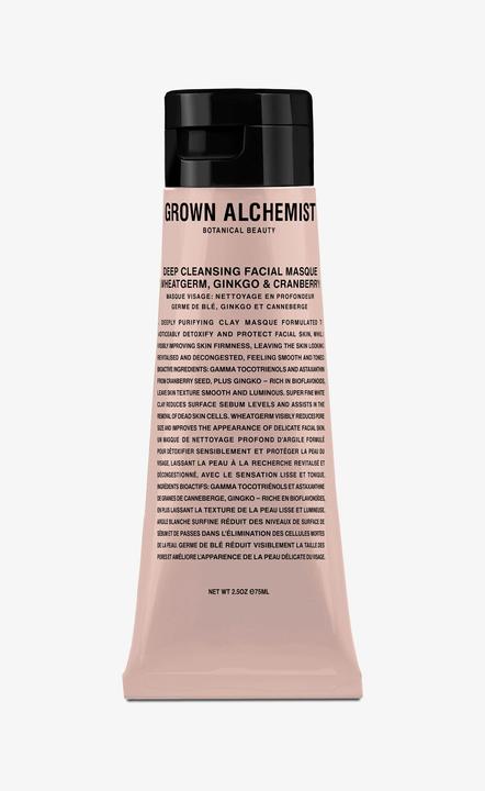 Actual product image Grown Alchemist GROWN Beauty - Deep Cleansing Masque: Wheatgerm, Ginkgo & Cranberry (75 ml)
