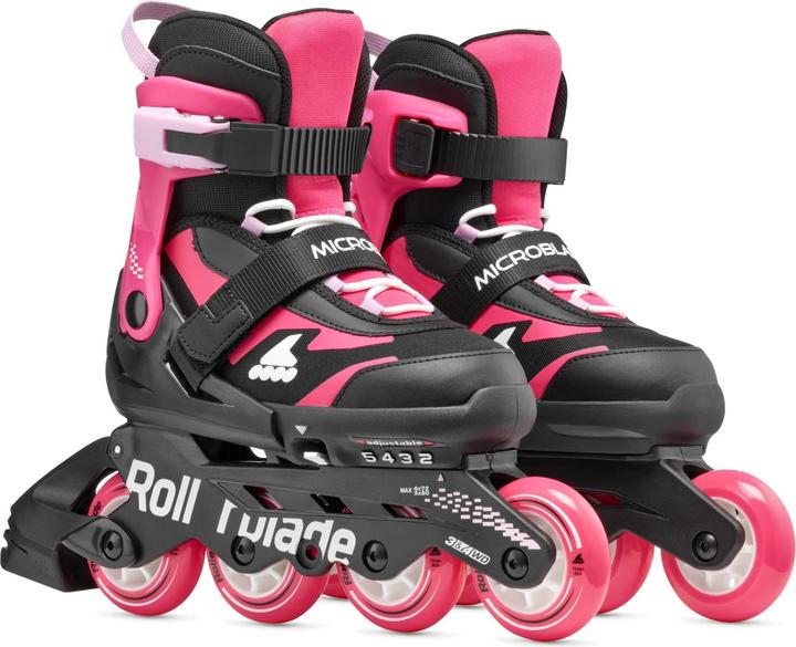 Produktbild Rollerblade Inline-Skates Microblade Combo Schwarz/Pink, 33-36.5 (33, 36.5)