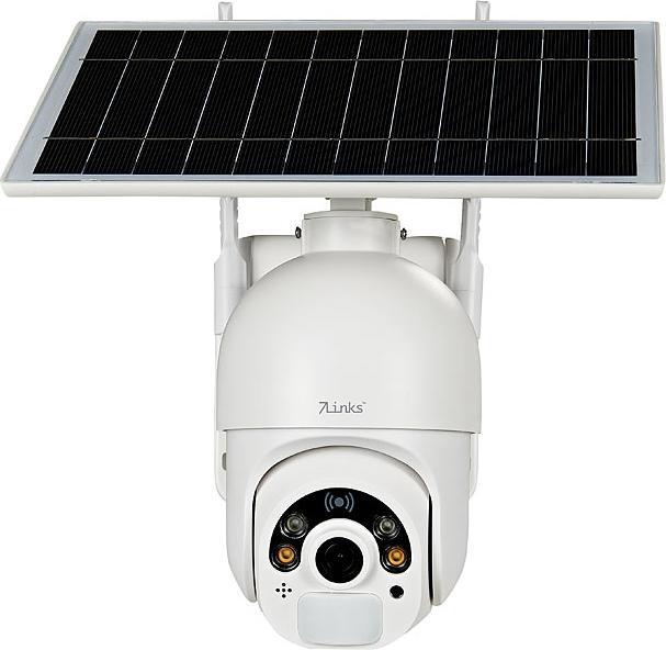 Produktbild 7links 2er-Set Pan-Tilt-Überwachungskameras, Full HD, WLAN, Akku, Solarpanel (1920 x 1080 Pixels)
