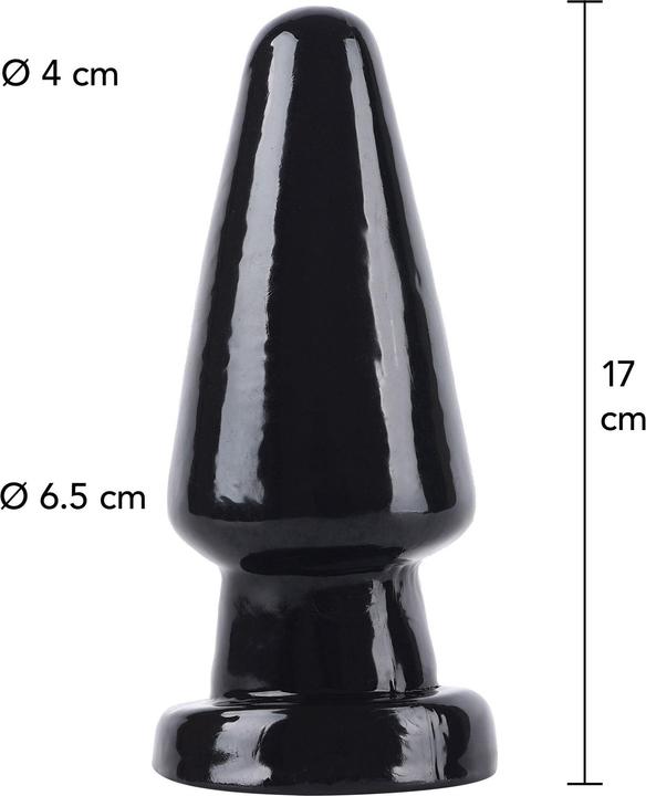 Actual product image Hidden Desire Buttplug Cone Head Large 17 cm