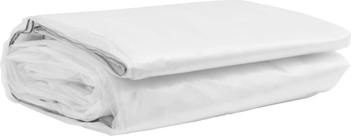Actual product image VidaXL Transparent tarpaulin with eyelets 8x8 m polyethylene transparent tarpaulin