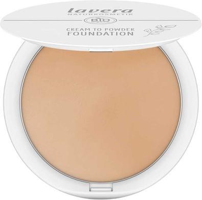 Actual product image Lavera Powdery BIO-Foundation Cream N°02 Tanned - 10,5g -