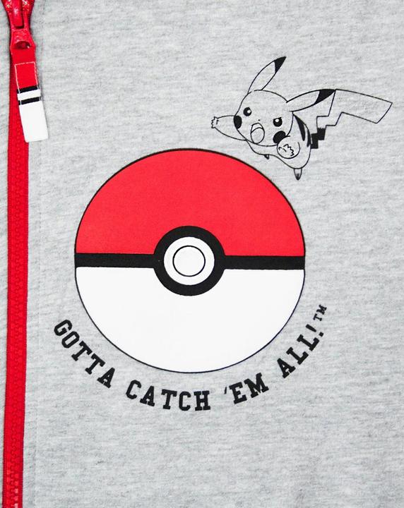 Immagine prodotto Pokémon Ragazzi Gotta Catch Em All Pokeball Felpa con cappuccio con zip intera (128)