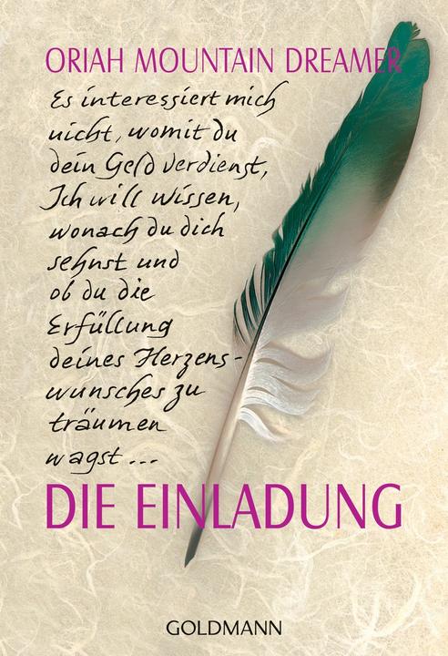 Produktbild Die Einladung (Deutsch, Oriah Mountain Dreamer, 2000)
