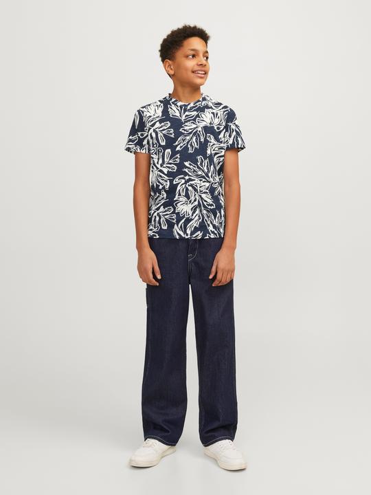 Actual product image Jack & Jones Jorlafayette Aop Tee Ss Crew Neck Jnr (152)