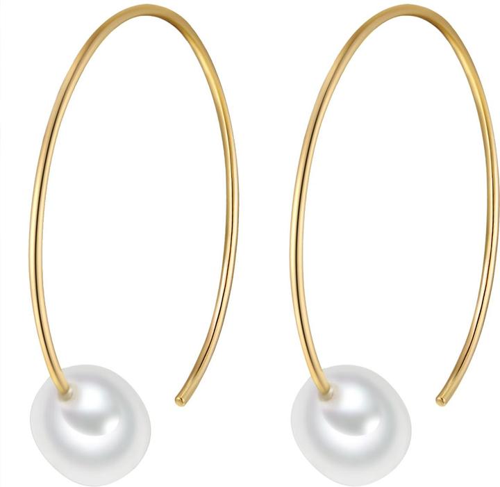 Produktbild Valero Pearls Damen Sterling Silber Süsswasser-Zuchtperle gelbgold - 28621 (Sterling Silber)