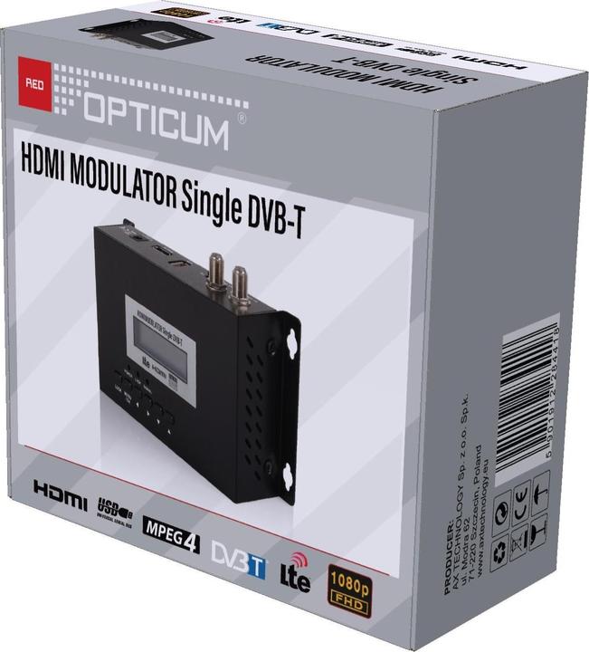 Actual product image Opticum HDMI DVB-T Audio/Video Modulator (HDMI Modulator)